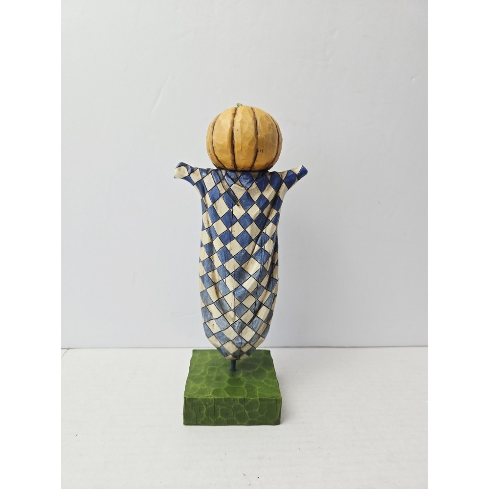 Enesco Jim Shore figurine Spooky Pumpkin Scarecrow - Picture 2 of 4